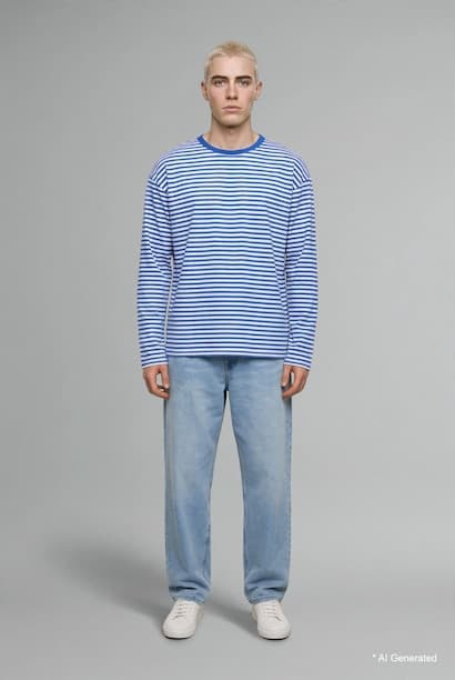 Boxy Fit Long Sleeve T-Shirt