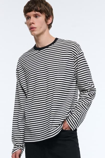 Boxy Fit Long Sleeve T-Shirt