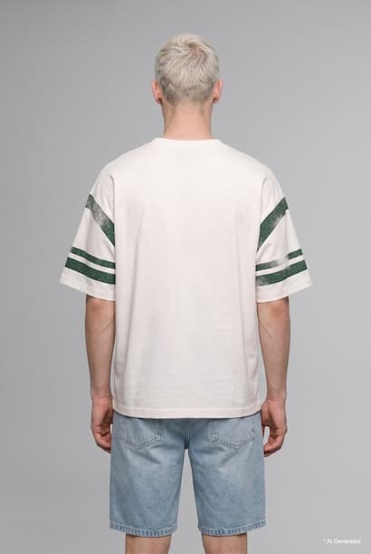 100% Cotton Boxy Fit Crew Neck Printed Short Sleeve T-Shirt (4)