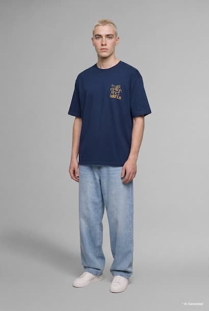 Boxy Fit Short Sleeve T-Shirt (3)
