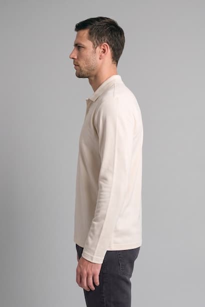 Regular Fit Pique Long Sleeve T-Shirt (٤)