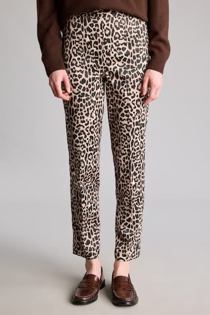 Normal Waist Cigarette Fit Trousers (4)