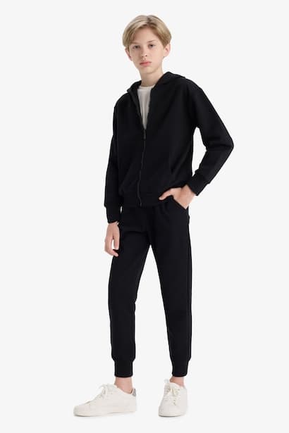Boy Elastic Waist Jogger Sweatpants Trousers