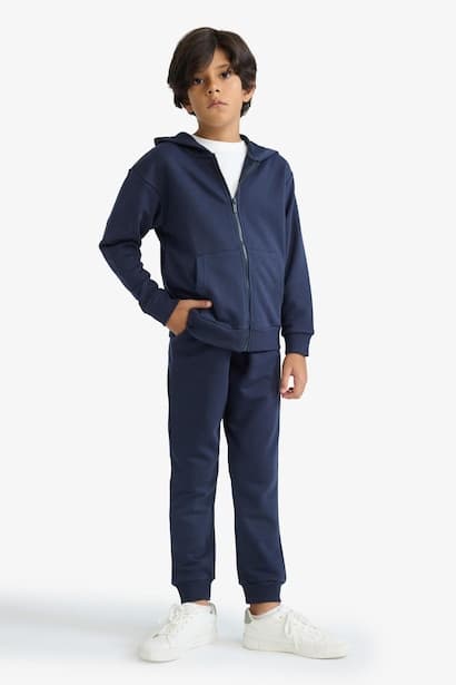 Boy Elastic Waist Jogger Sweatpants Trousers