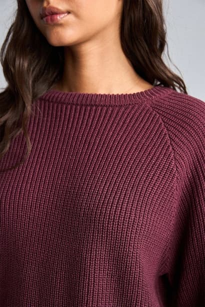Regular Fit Crew Neck Basic Plain Knit Pullover (٤)