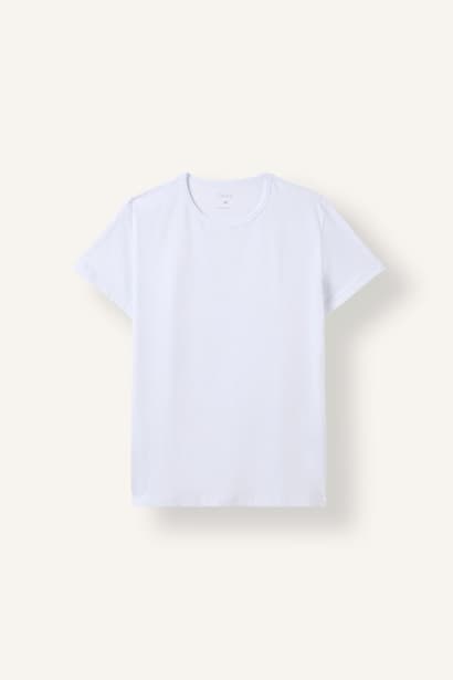 Slim Fit Basic Cotton Crew Neck T-Shirt Underwear