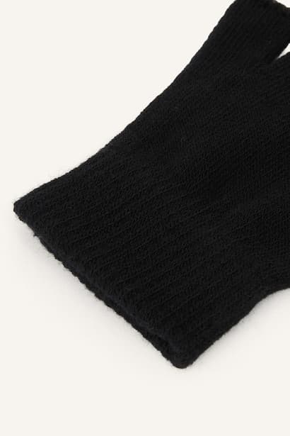 Man Fingerless Knit Gloves (٤)