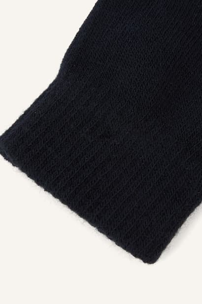 Man Fingerless Knit Gloves (٣)