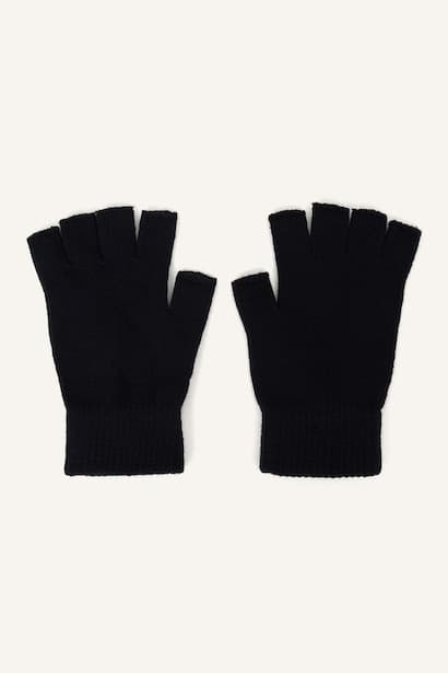 Man Fingerless Knit Gloves (٤)