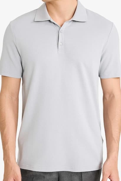 Slim Fit Short Sleeve Polo T-Shirt (٤)