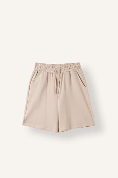 Regular Fit Normal Waist Straight Leg Shorts Bermuda