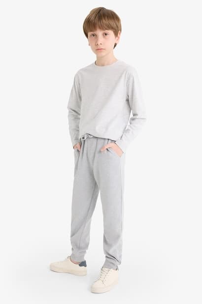 Boy Elastic Waist Jogger Sweatpants Trousers
