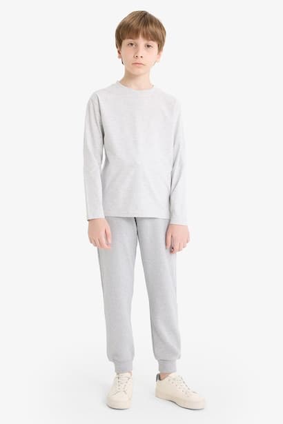 Boy Elastic Waist Jogger Sweatpants Trousers (٣)