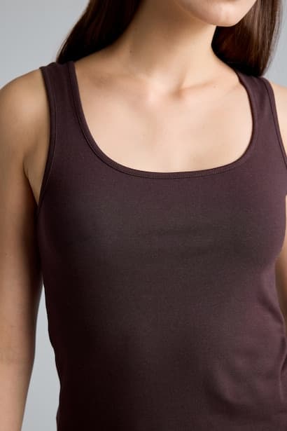 Regular Fit Cotton Top Tank Top & Crop Top (٤)