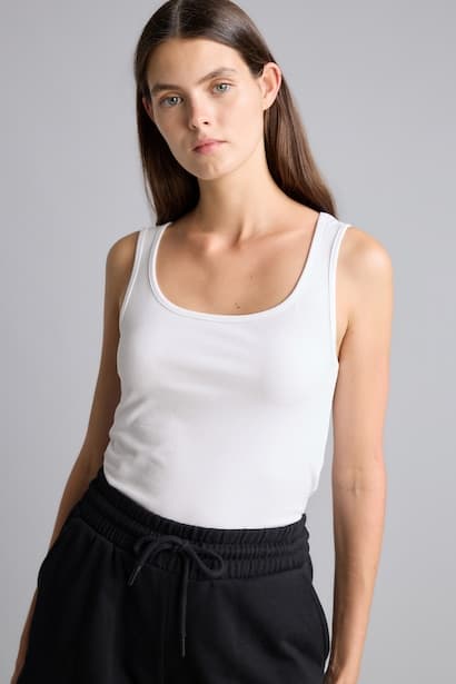 Regular Fit Cotton Tank Top