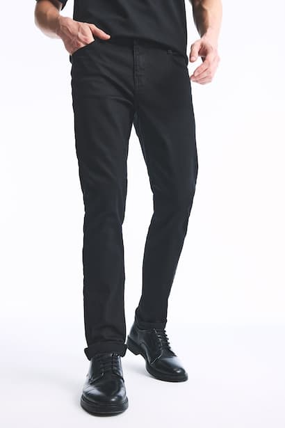 Pedro Slim Fit Super Skinny Hem Jeans Denims (٣)