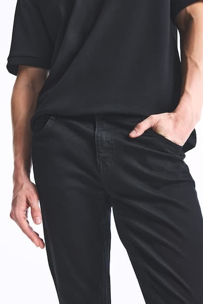 Pedro Slim Fit Super Skinny Hem Jeans Denims (٤)