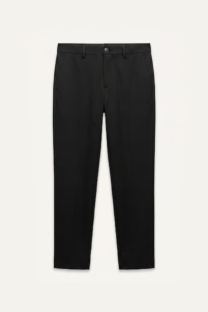 Tailored Fit Regular Hem Trousers (4)