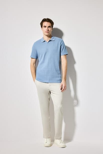 Tailored Fit Straight Leg Trousers (3)
