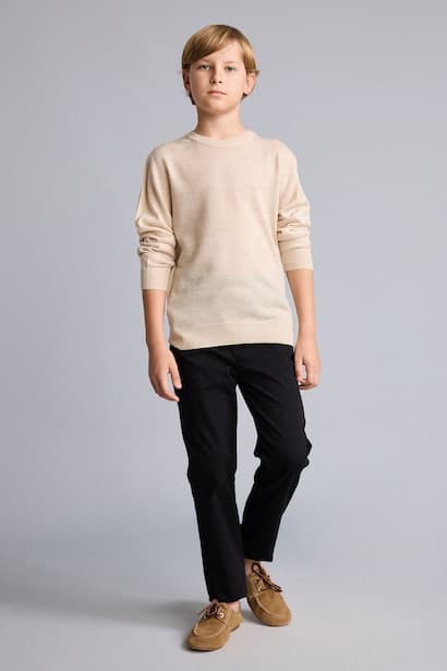 Boy Gabardine Pants Trousers