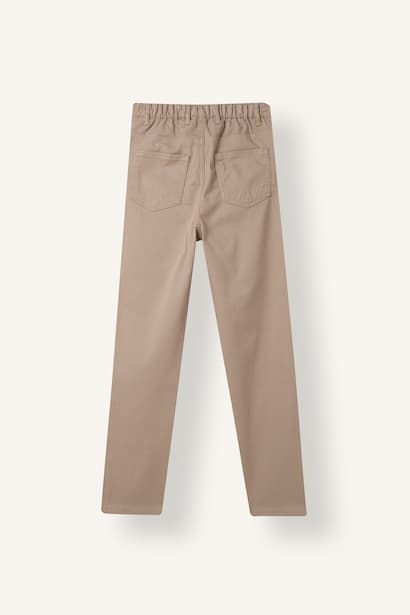 Boy Straight Leg Gabardine Trousers (٤)