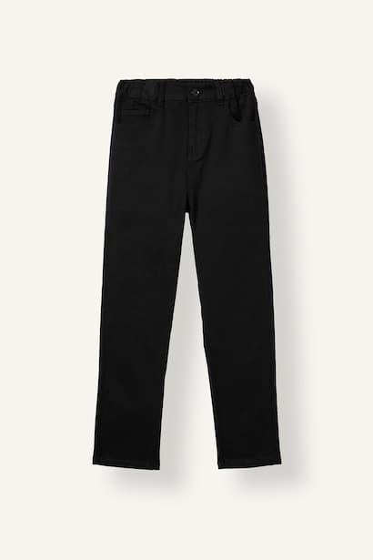 Boy Straight Leg Gabardine Trousers (3)