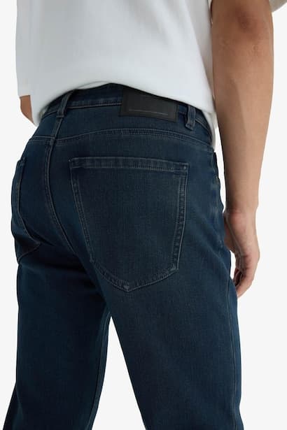 Diago Comfort Fit High Waist Wide Leg Jeans Denims (٤)