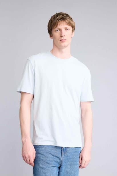 Regular Fit Crew Neck 100% Cotton Short Sleeve T-Shirt