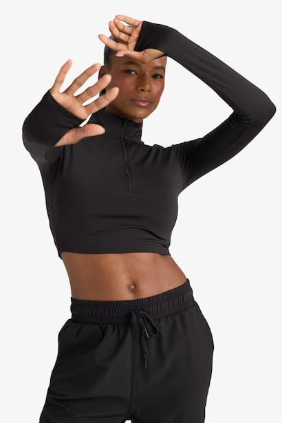 DeFactoFit Slim Fit Zip-Up Sports Stretch Fabric T-Shirt (4)