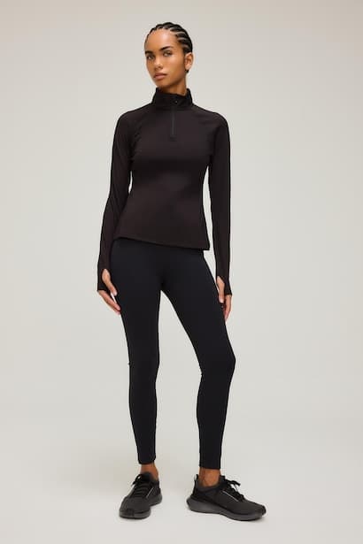 Warm Warmtech Shaping High Waist Soft Fleece Lined Leggings