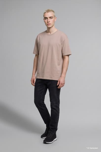 Wrinkle-Resistant Breathable Cotton Oversize Basic T-Shirt