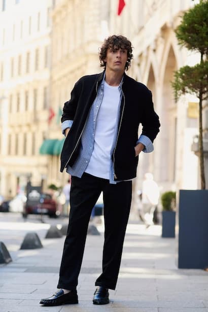 Tailored Fit Double Hem Trousers