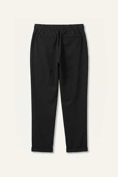 Tailored Fit Double Hem Trousers (٣)