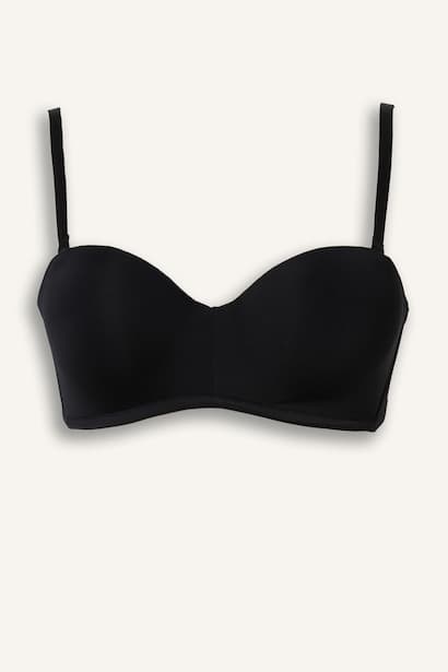 Underwired Half-Padded Microfiber-Covered Bra Underwear