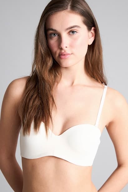 Half Padded Underwired Strapless Bra