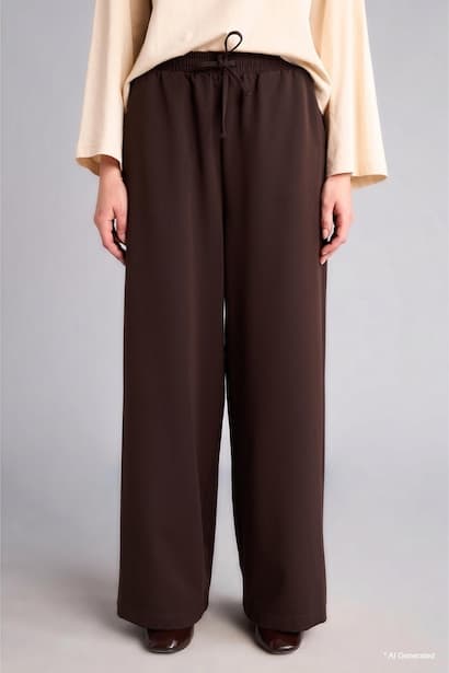Wide Leg Trousers Modest (٤)