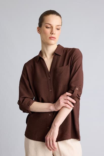 Regular Fit Long Sleeve Shirt (٣)