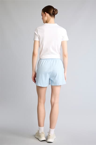 Standard Fit Elastic Waist Sports Shorts (٤)