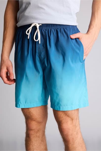 Regular Fit Mesh Lined Knee Length Swim Shorts Swimming Short (٤)