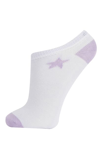 Girl 3-pack Cotton Booties Socks (٤)