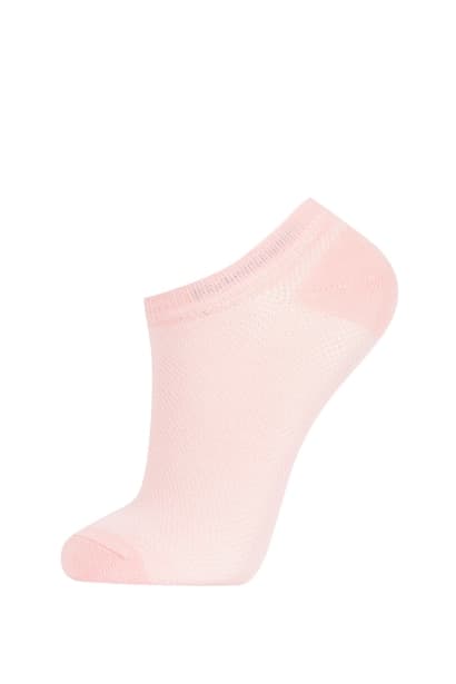 Girls 5 Pack Cotton Booties Socks (٣)