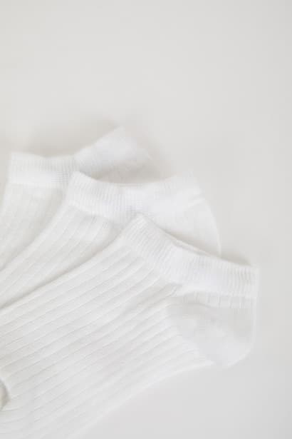 Women 3 Pack Cotton Booties Socks Bobby Socks (٣)