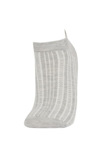 5 Piece Cotton Short Socks Bobby Socks (٣)