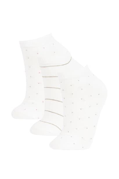 Women 3 Pack Cotton Booties Socks Bobby Socks