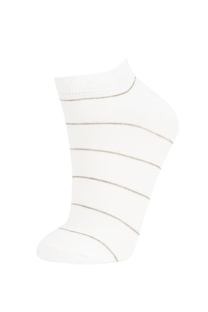 Women 3 Pack Cotton Booties Socks Bobby Socks (٣)