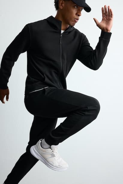 Slim Fit Ultra Soft Scuba Jogger Sweatpants Trousers (3)