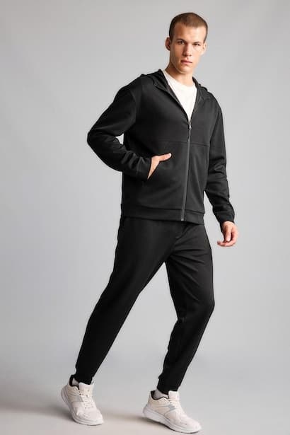 Slim Fit Ultra Soft Scuba Jogger Sweatpants Trousers (4)