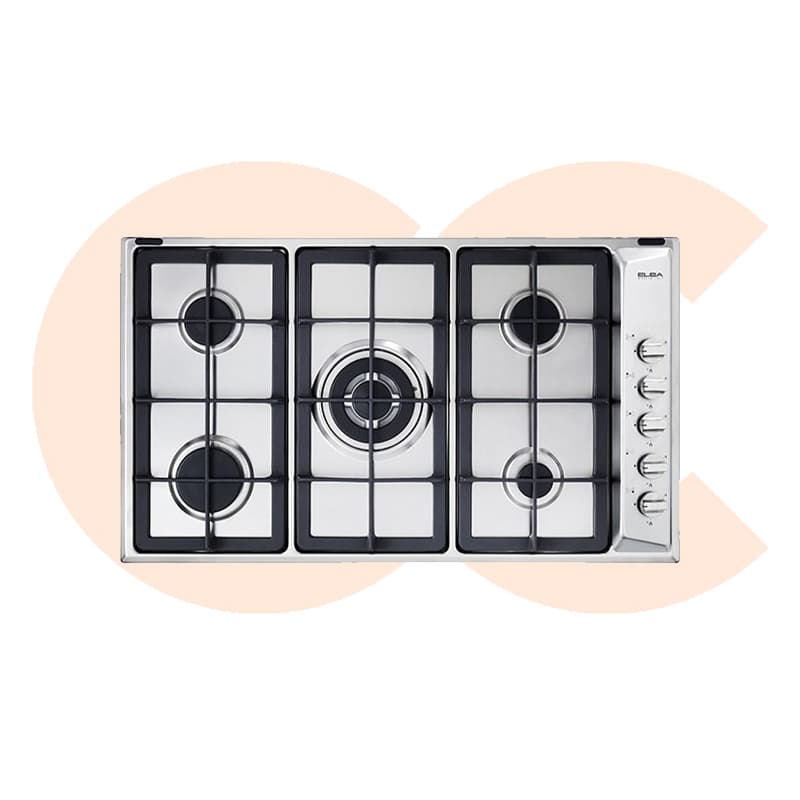 Built-In Hob Elba Gas -In , 5 Burners, Stainless Steel- E95-545 XND
