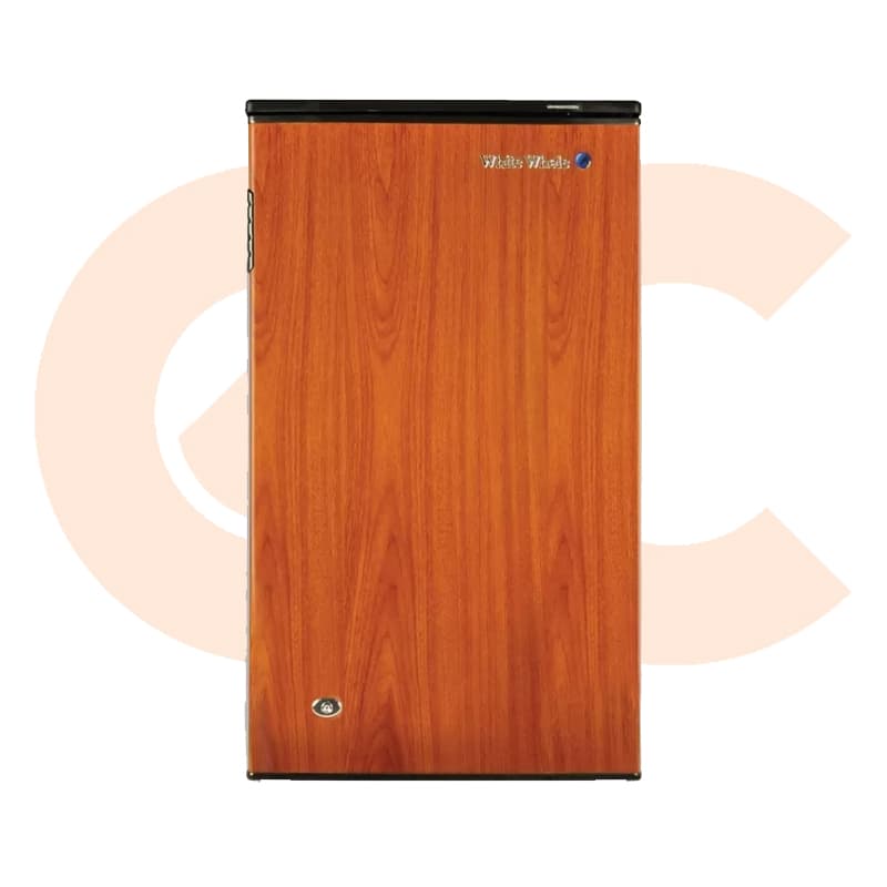Refrigerator White Whale Defrost 80 liter Mini Bar 1 Door WOODEN Model WR-R4K