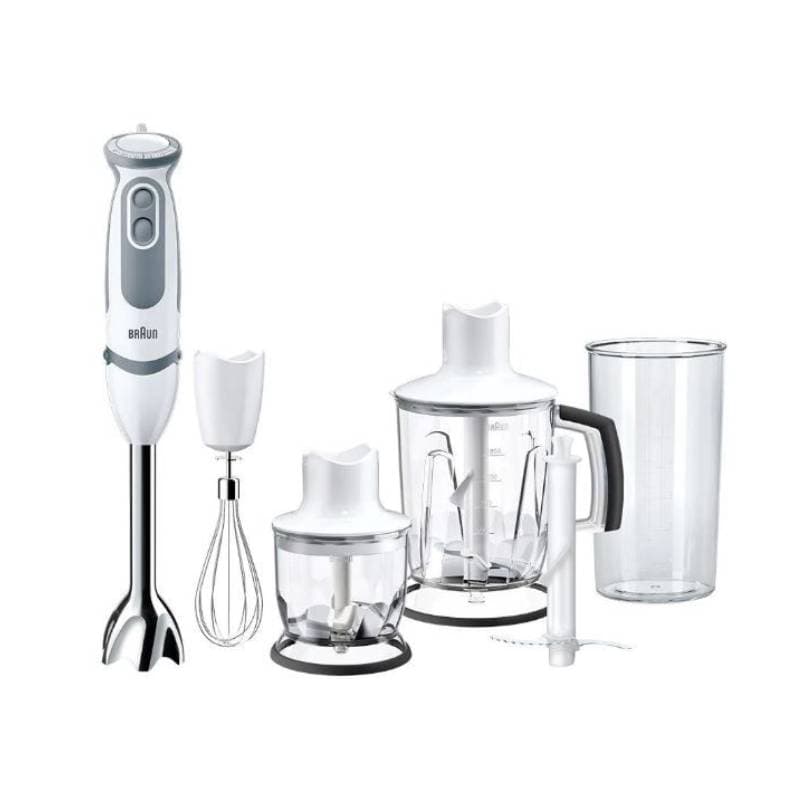 Braun MultiQuick 5 Vario Hand Blender with Attachments, 1000 Watt, White – MQ5245WH